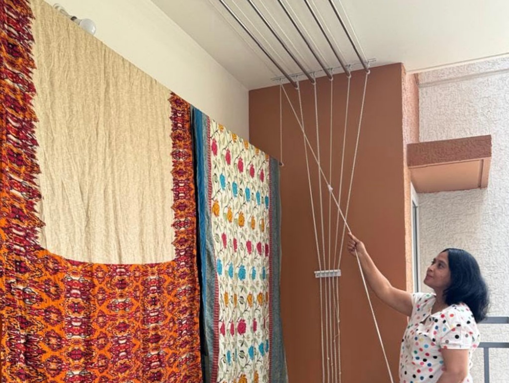 Balcony Cloth Drying Hangers Bangalore